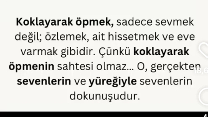 Koklayarak öpen biri oldu mu hayatınızda?