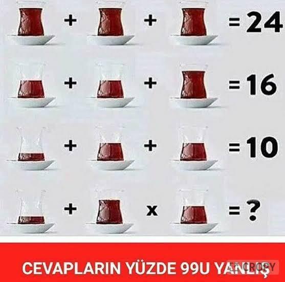 Eğlenceli ve zevkli 5 mantık sorusu bakalım kaç tanesini yapacaksın?