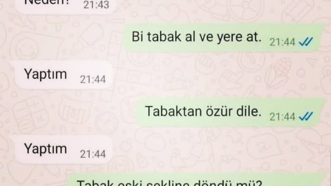 Sen nasıl özür dilersin😃?