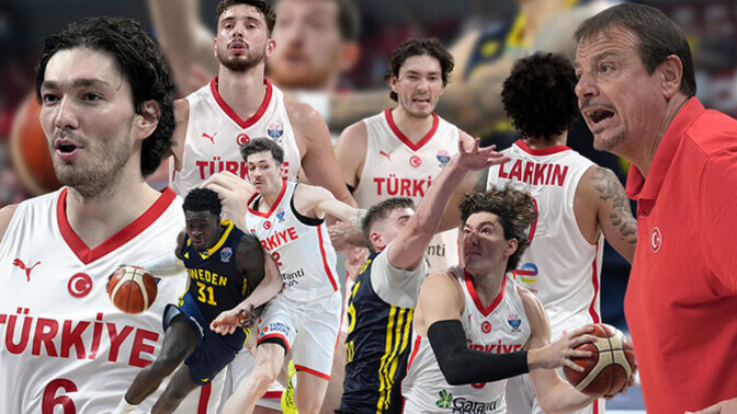 Eurobasket'e 12 dev adam çeyrek finalde. Eurobasket 2025 izliyor musunuz🇹🇷?