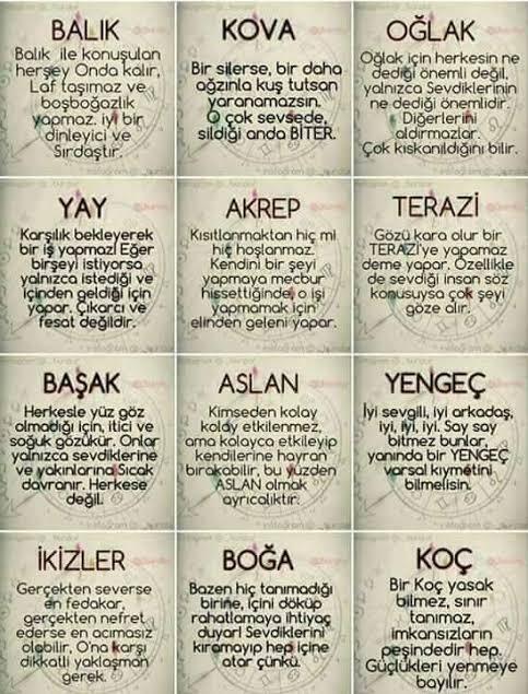 Burcunuz nedir? Burcunuzu ve özelliklerini seviyor musunuz?