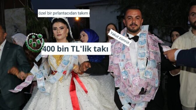 Mehir olarak 400 bin TL'lik takı istesem az mı olur, daha yüksek bir şey mi istemeliyim?