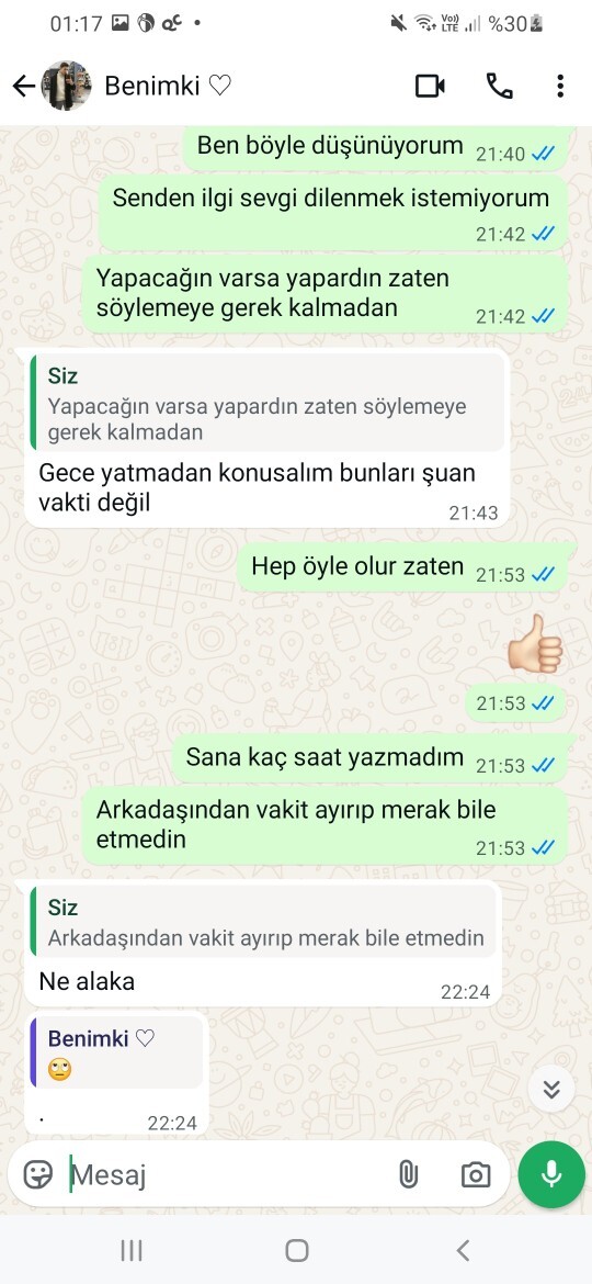 Şunları okur musunuz kim haklı?