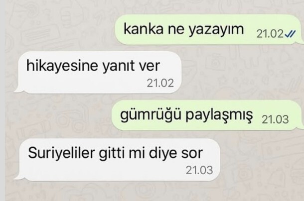 Birine yazmak için bahane üretir misiniz?