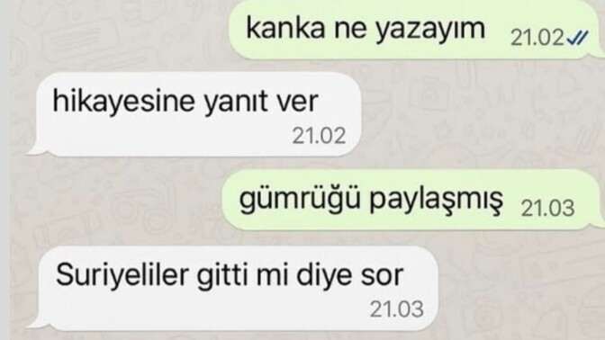 Birine yazmak için bahane üretir misiniz?