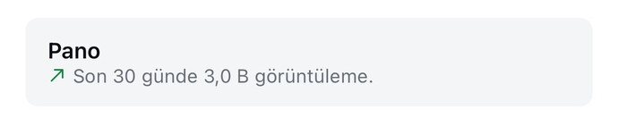 İnstagram profil görüntülenme sayısı?