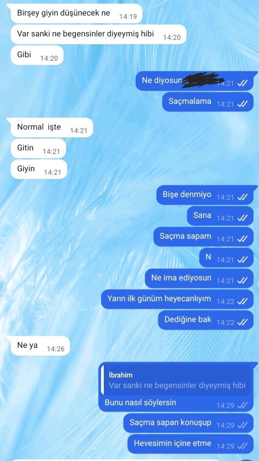 Sevgilim ne ima ediyo?