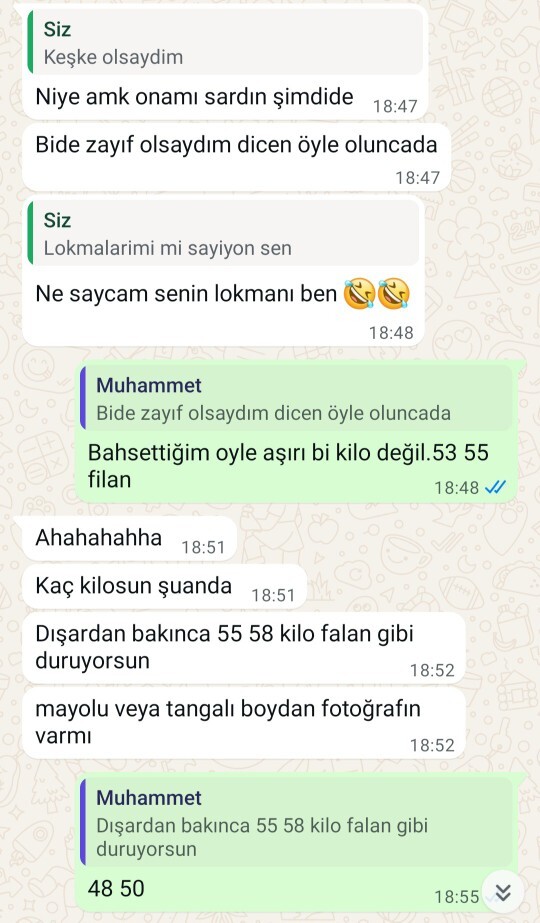 Eski sevgilimin bu konusma tarzı şaka mı?