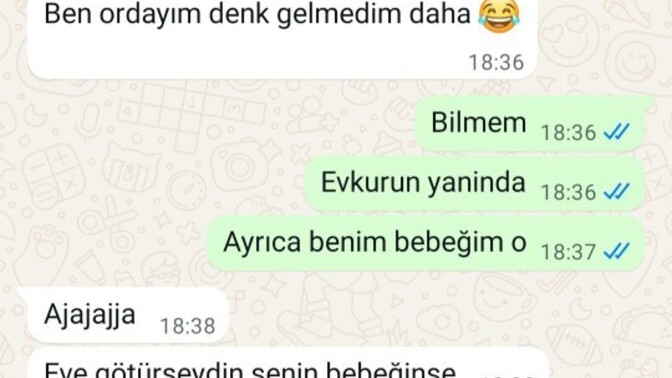 Eski sevgilimin bu konusma tarzı şaka mı?