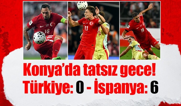Türkiye İspanya maçı 0 6 oldu?
