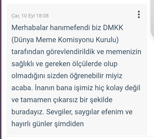 Size mesaj atanlar sizce neden yazıyordur?