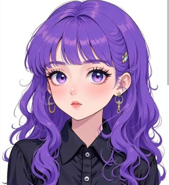 Mor renk saç çocuksu anime stiline döner mi?
