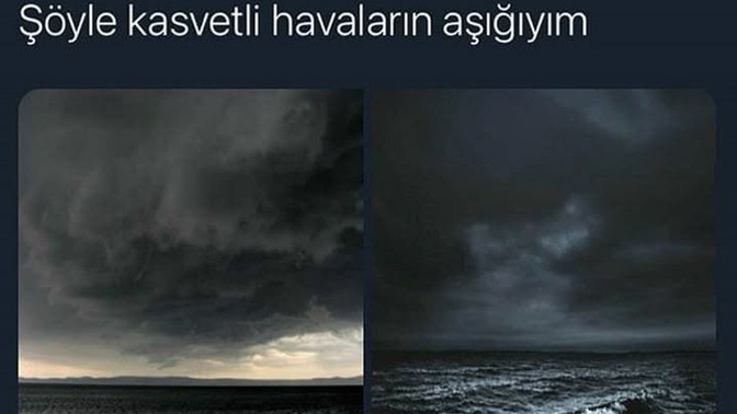 Kasvetli havalar sizde neleri çağrıştırıyor?