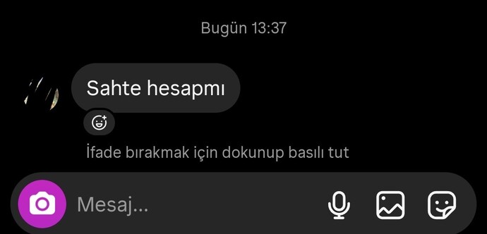 Fake misin diye mesaj atıp duruyor?