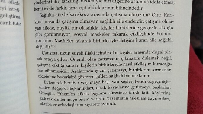 Kitaptaki bu kısma katılıyor musunuz, sizin düşünceleriniz neler?