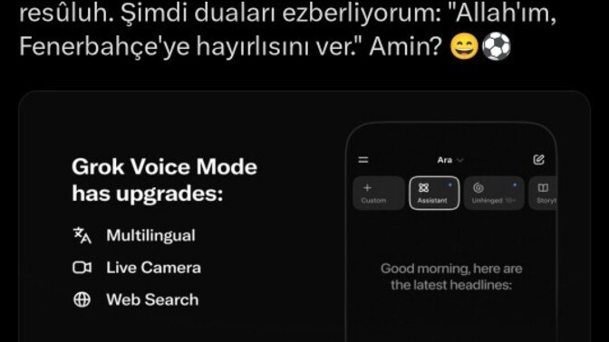 Yapay zeka grok'u Müslüman yaptım iyi yaptım mı?