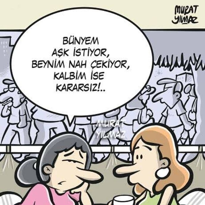Aşık oldum dedin an kalbin ne der?