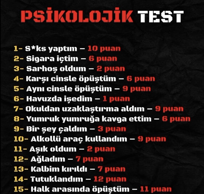 Kaç puan topladınız?