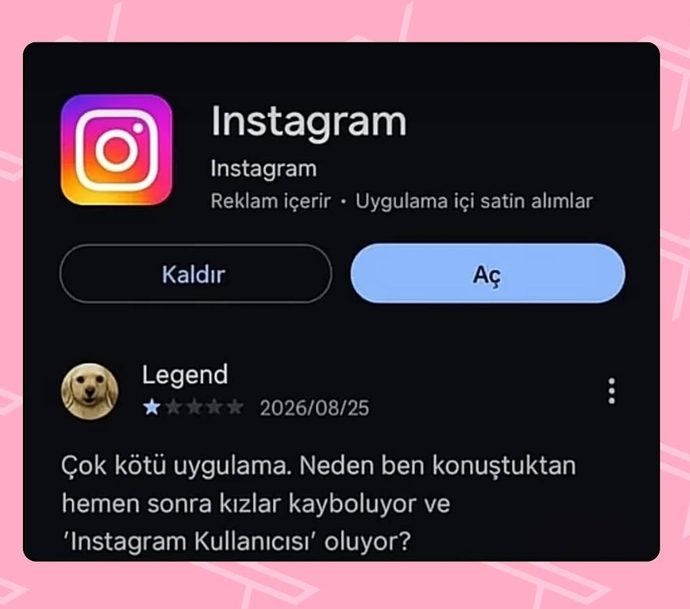 Sosyal medya uygulamalarında şikayet ettiğiniz şeyler nelerdir?