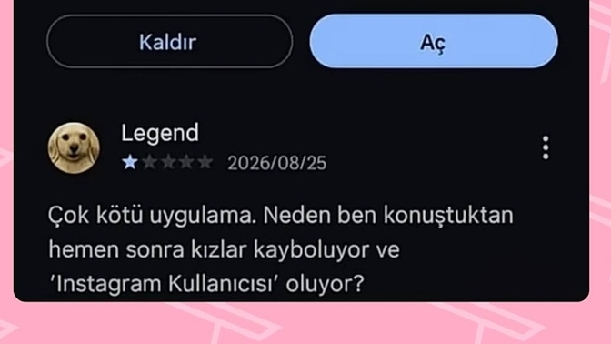 Sosyal medya uygulamalarında şikayet ettiğiniz şeyler nelerdir?