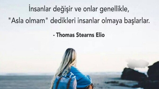 Olmam dediğimiz insana dönüştükmü dönüşüm geçirmemiz gereklimi?