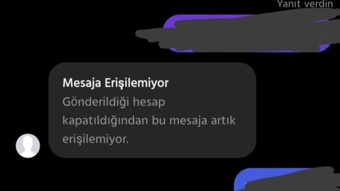 Beni mi engellemiş hesabı mı dondurmuş?