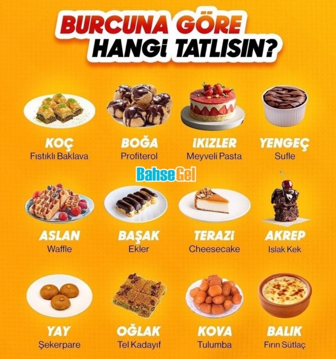 Sen hangi tatlısın?