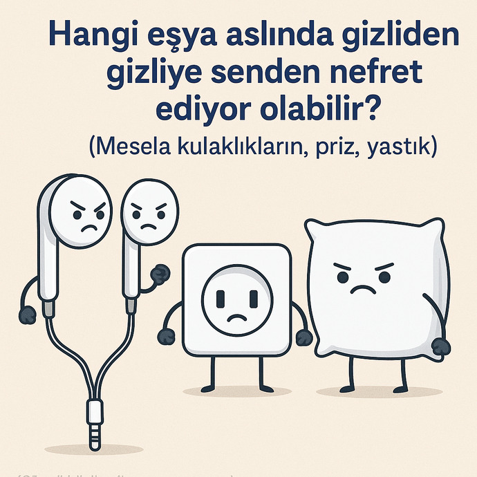 Hangi eşya aslında gizliden gizliye senden nefret ediyor olabilir?