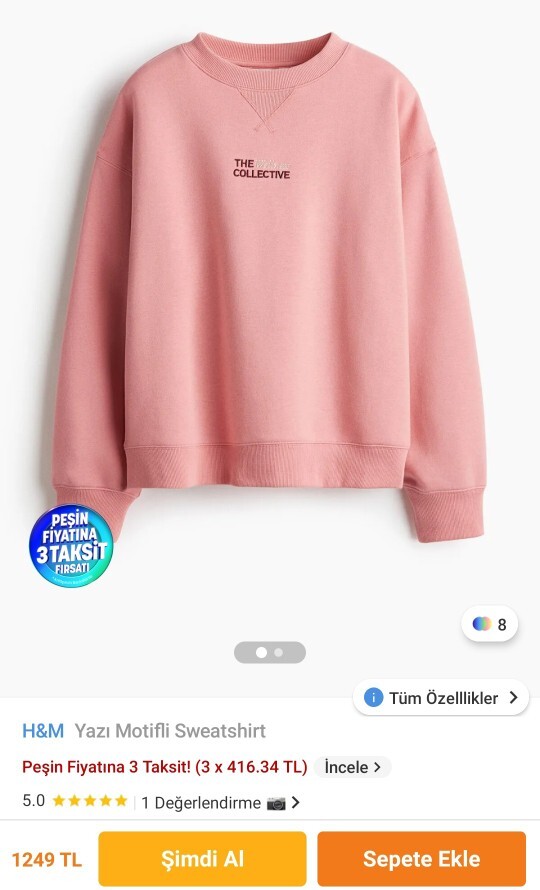 Alışveriş yaparken sweatshirt tercihiniz düz mü desenli mi olur?