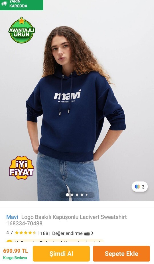 Alışveriş yaparken sweatshirt tercihiniz düz mü desenli mi olur?