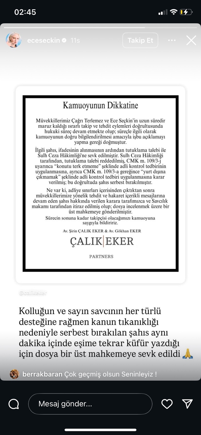 Ece seçkine kabus?