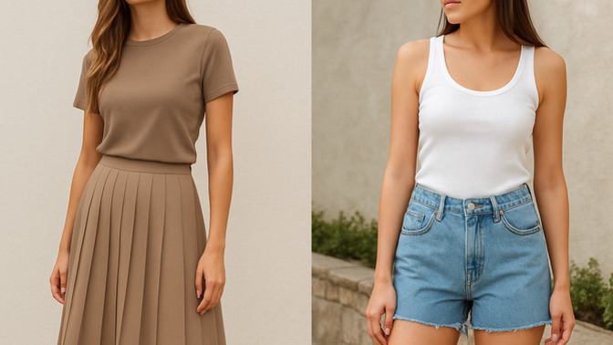 Sizce şort mu yoksa etek mi daha hoş?