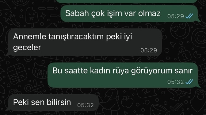 Çok saçma değilmi? (flörtüm oluyor) ?