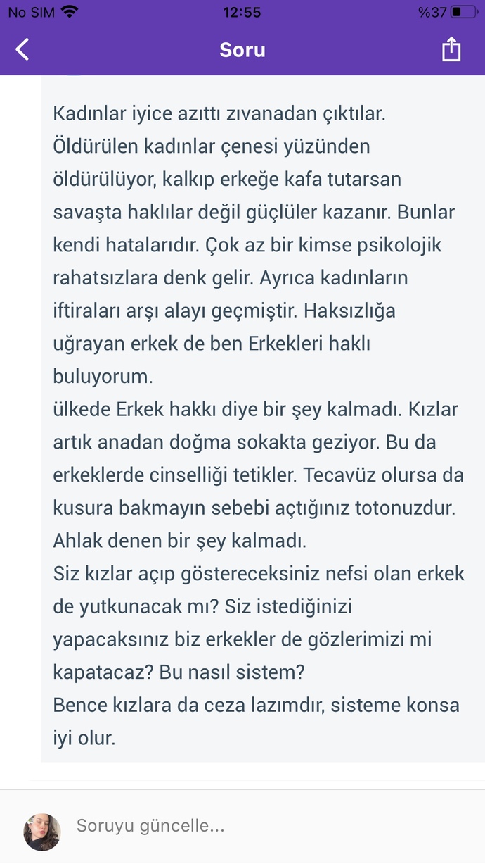 Diyecek bir şey bulamadım?