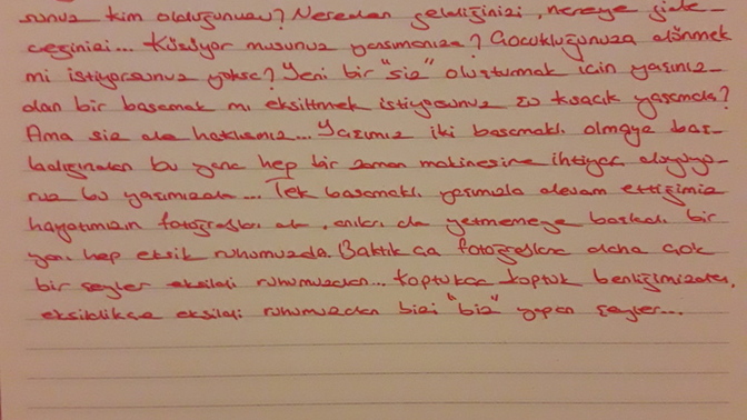 Sizce arkadaşımın bu yazısı güzel mi?