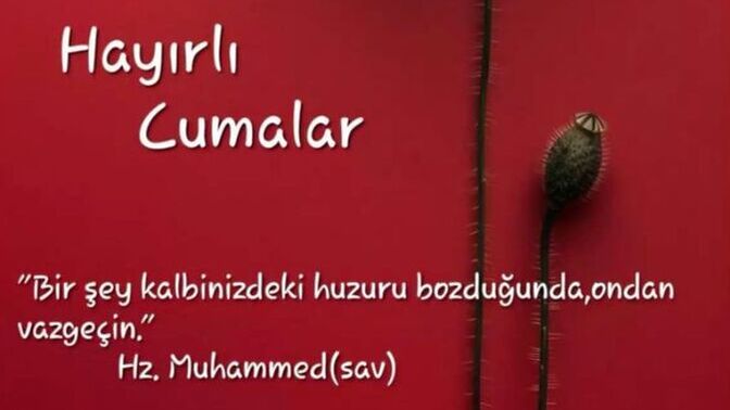 Hayırlı cumalar mesajı gönderildi mi?