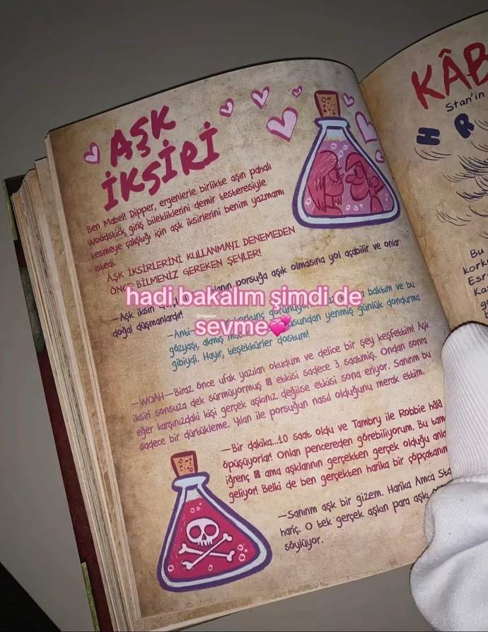 Bir aşk iksiri yapacak olsanız tarifiniz ne olurdu?