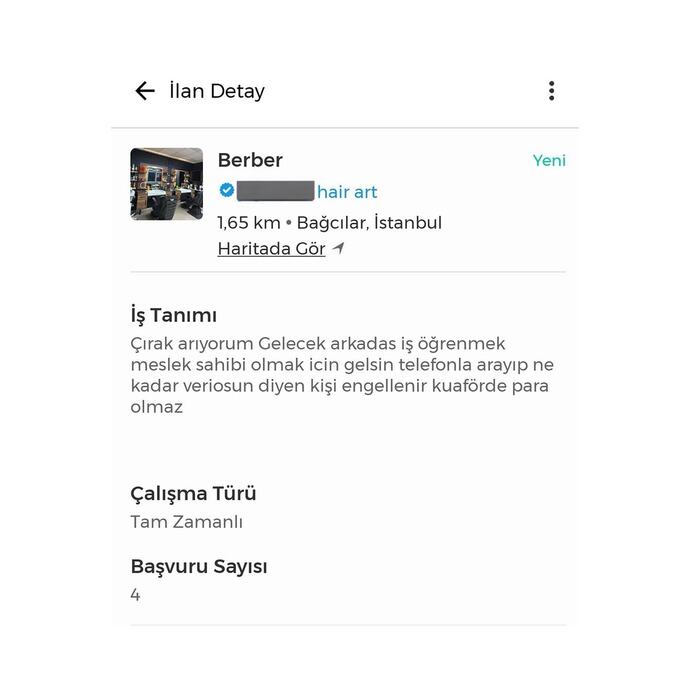 Ücretsiz çırak ilanı veren berber! Sırf meslek öğrenilsin diye bu tarz işverenler haklı mı?