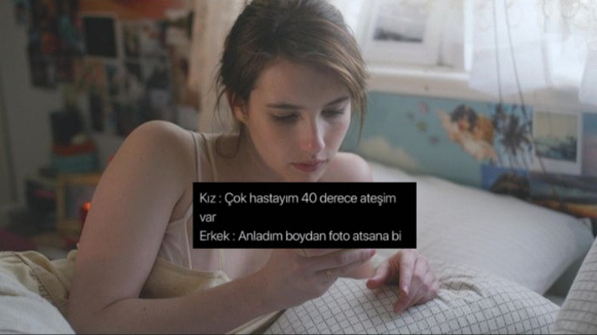 Tanışır tanışmaz anlık fotoğraf isteyen erkekten olur mu?