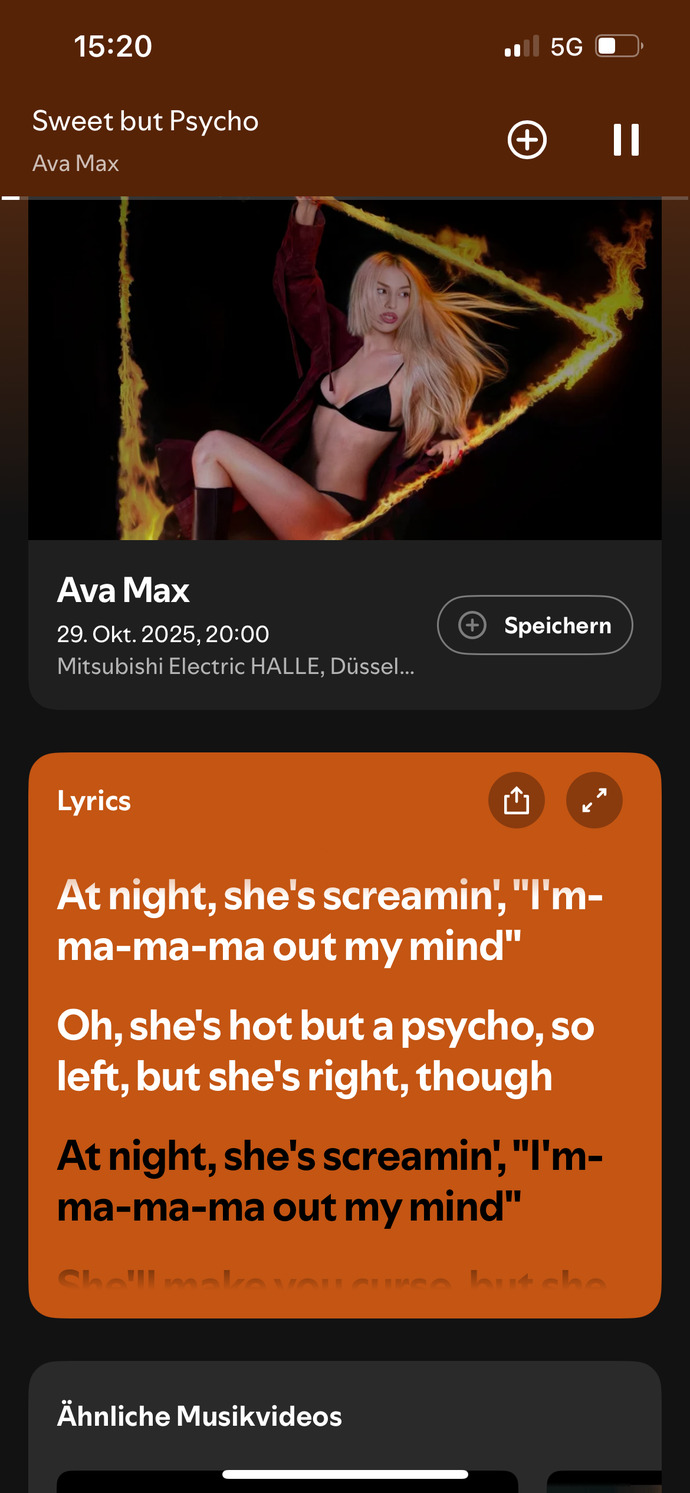 Ava Max burada ne demek istiyor ma ma ma my mind, she ‘s screamin?