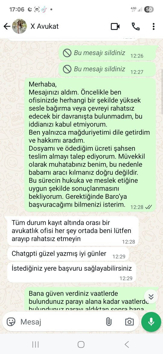 Avukatım parayı aldıktan sonra ilgilenmedi, üstüne beni suçladı! Sizce böyle bir durumda ne yapılmalı?