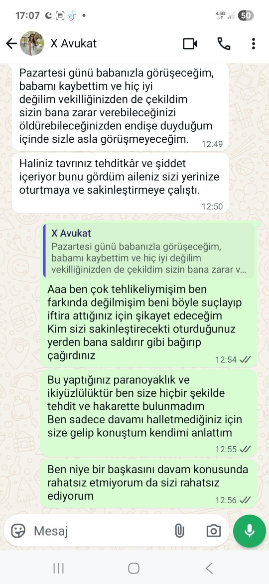 Avukatım parayı aldıktan sonra ilgilenmedi, üstüne beni suçladı! Sizce böyle bir durumda ne yapılmalı?