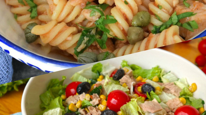 Ton balıklı salata mı makarna mı?