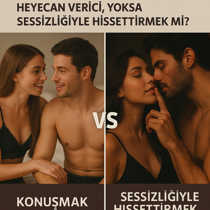 Sizce cinsellikte konuşmak mı daha heyecan verici, yoksa sessizliğiyle hissettirmek mi?