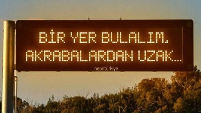 "Bir yer bulalım... uzak" Buraya ne yazarsınız?