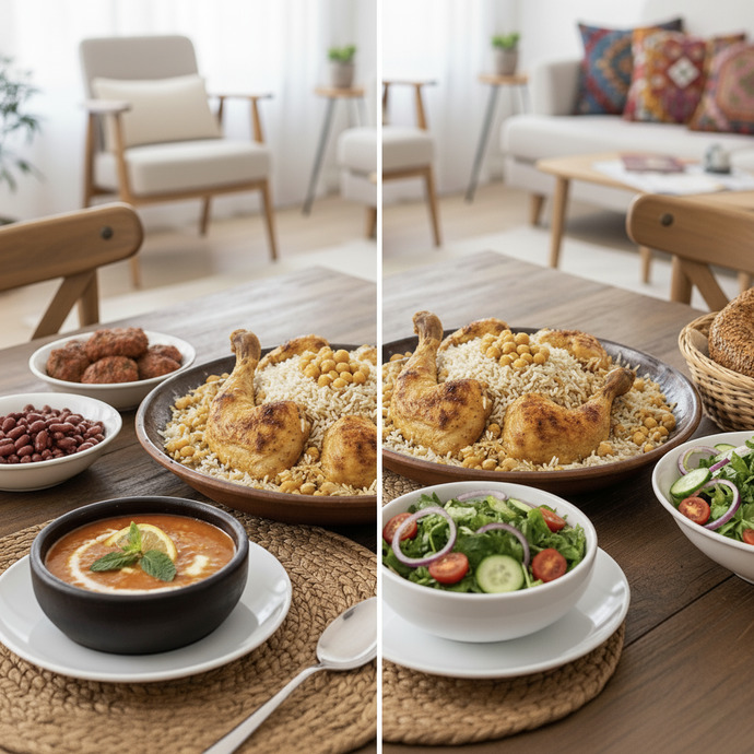 Kuru yemeklerin yanına çorba mı salata mı?