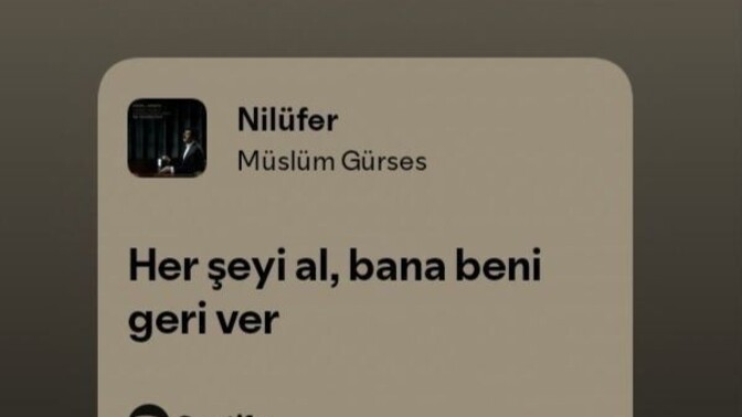 Geceye dinlediğiniz şarkıyı bırakır mısınız?