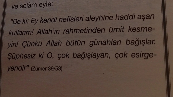 Kalbe ferahlık veren bri ayet ? Sizin sevdiğiniz ayet nedir?