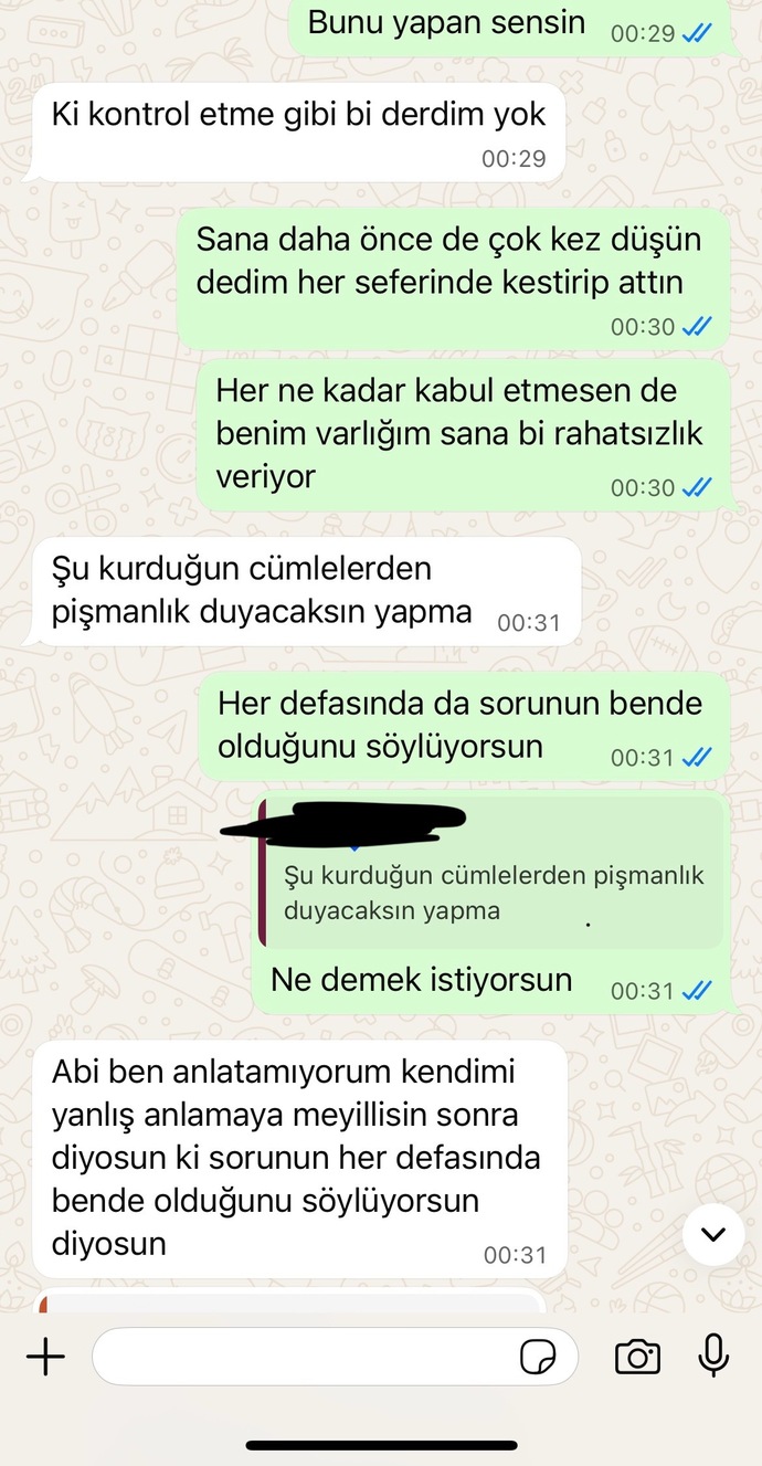 Ayrılalım diyorum gidişat hep böyle. Sizce ne yapayım?