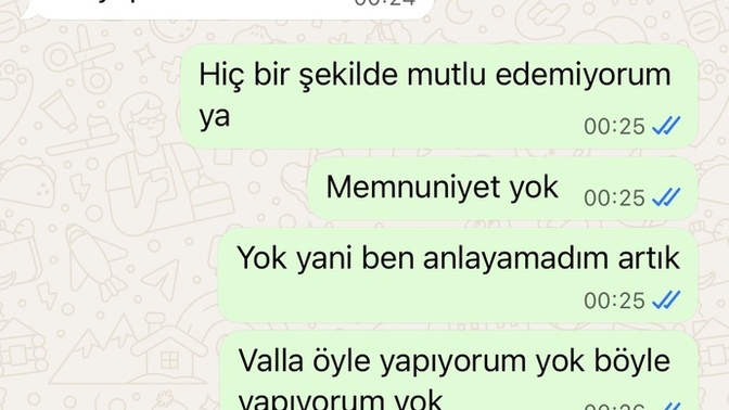 Ayrılalım diyorum gidişat hep böyle. Sizce ne yapayım?